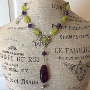 Green and Purple Lariat